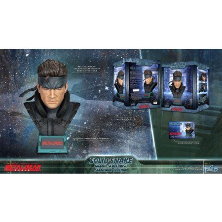 Metal Gear Solid Grand Scale busta Solid Snake 31 cm